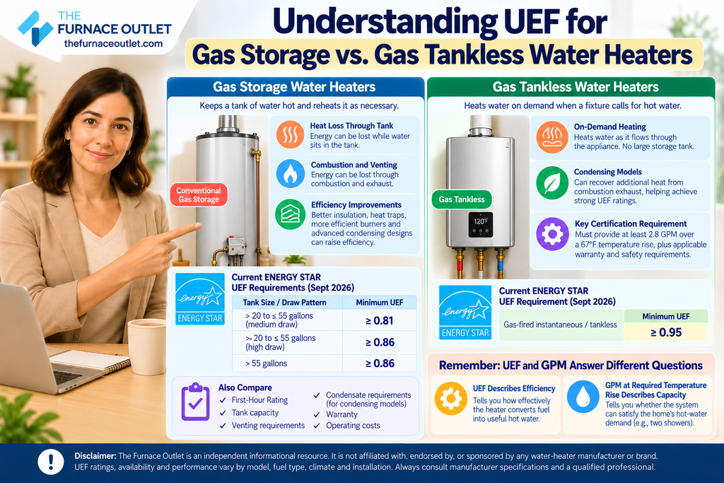 Understanding UEF for Gas Storage Water Heaters