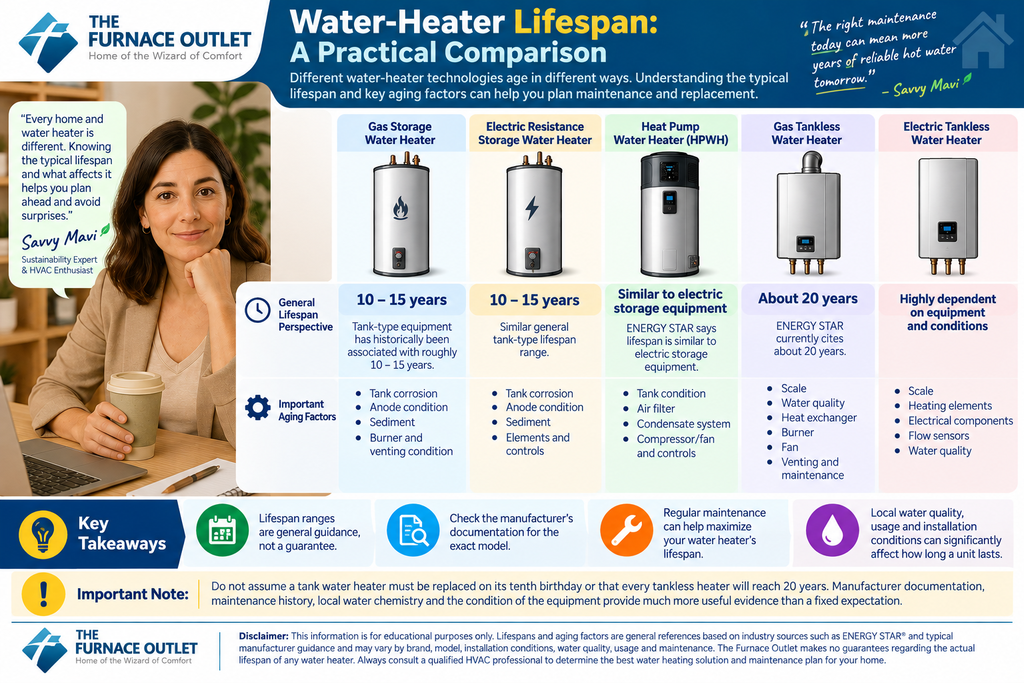 Water-Heater Lifespan: A Practical Comparison