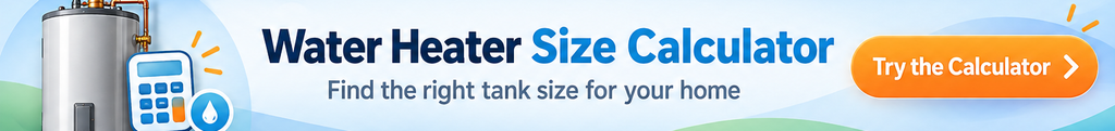 water heater size calculator