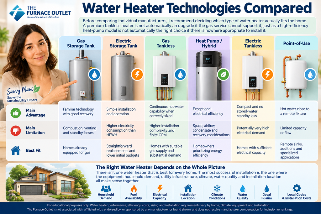 Water Heater Technologies Compared