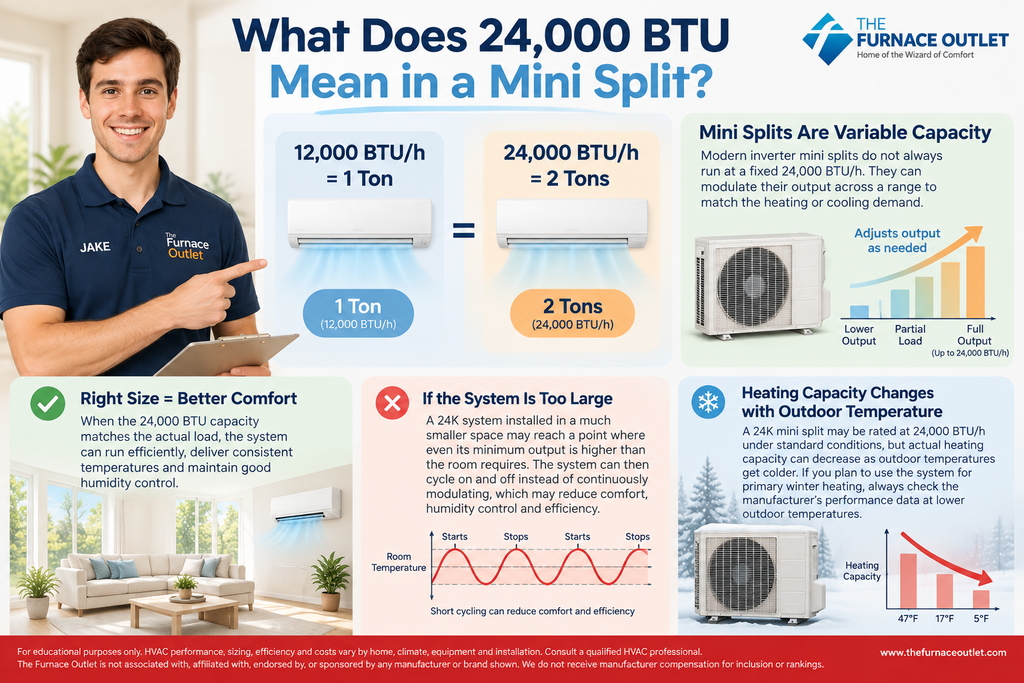 What Does 24,000 BTU Mean in a Mini Split