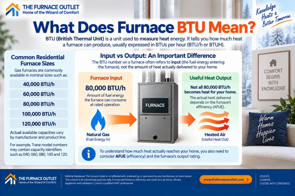 What Does Furnace BTU Mean