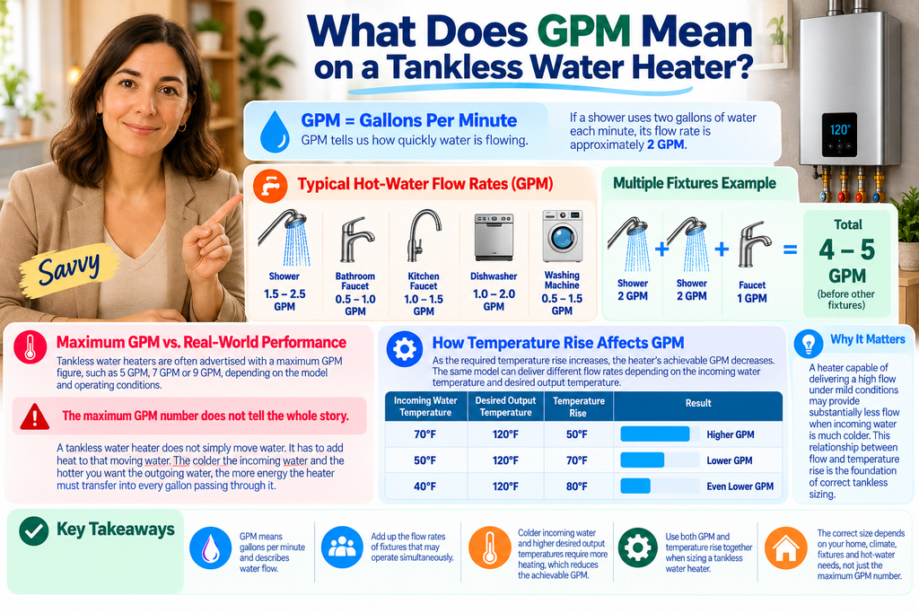 What Does GPM Mean on a Tankless Water Heater