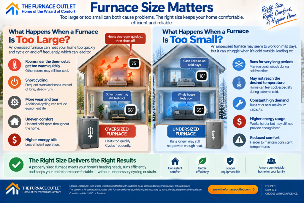 What Happens When a Furnace Is Too Large