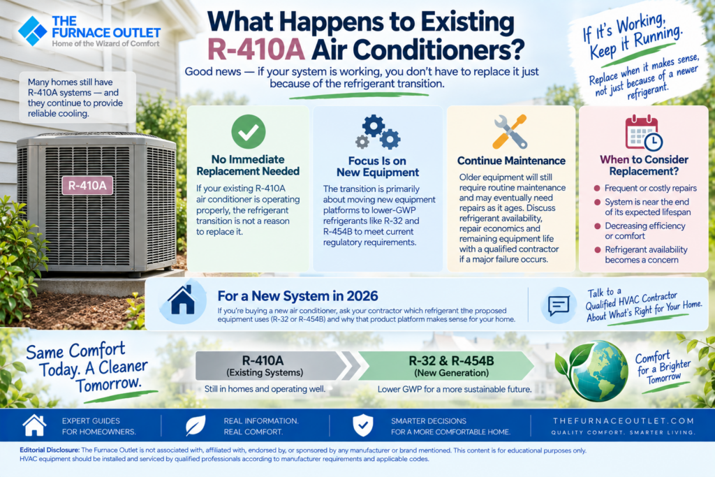 What Happens to Existing R-410A Air Conditioners
