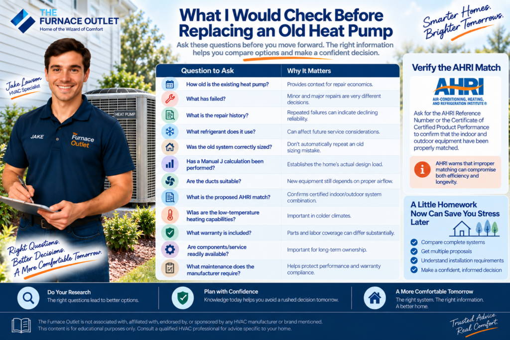 What I Would Check Before Replacing an Old Heat Pump