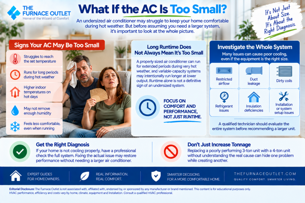 What If the AC Is Too Small