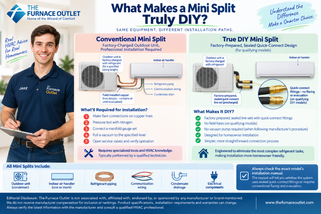 What Makes a Mini Split Truly DIY