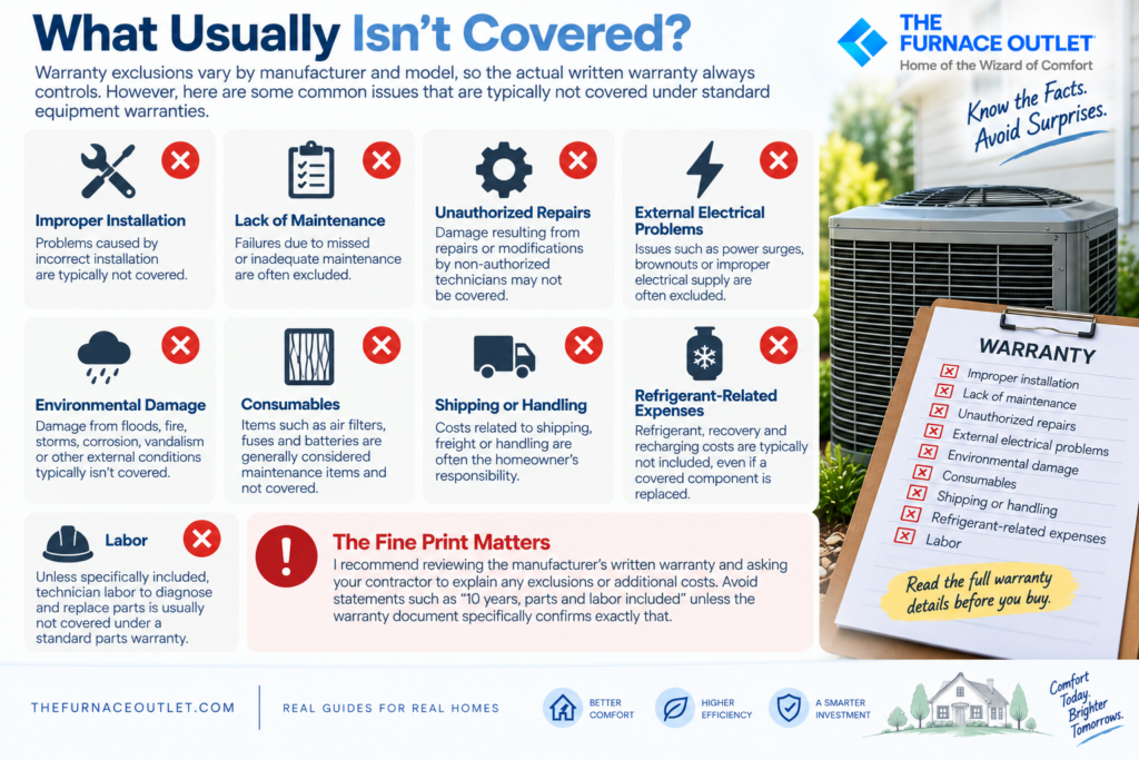 What Usually Isn't Covered