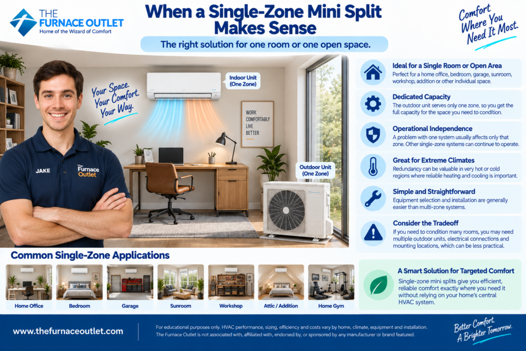 When a Single-Zone Mini Split Makes Sense