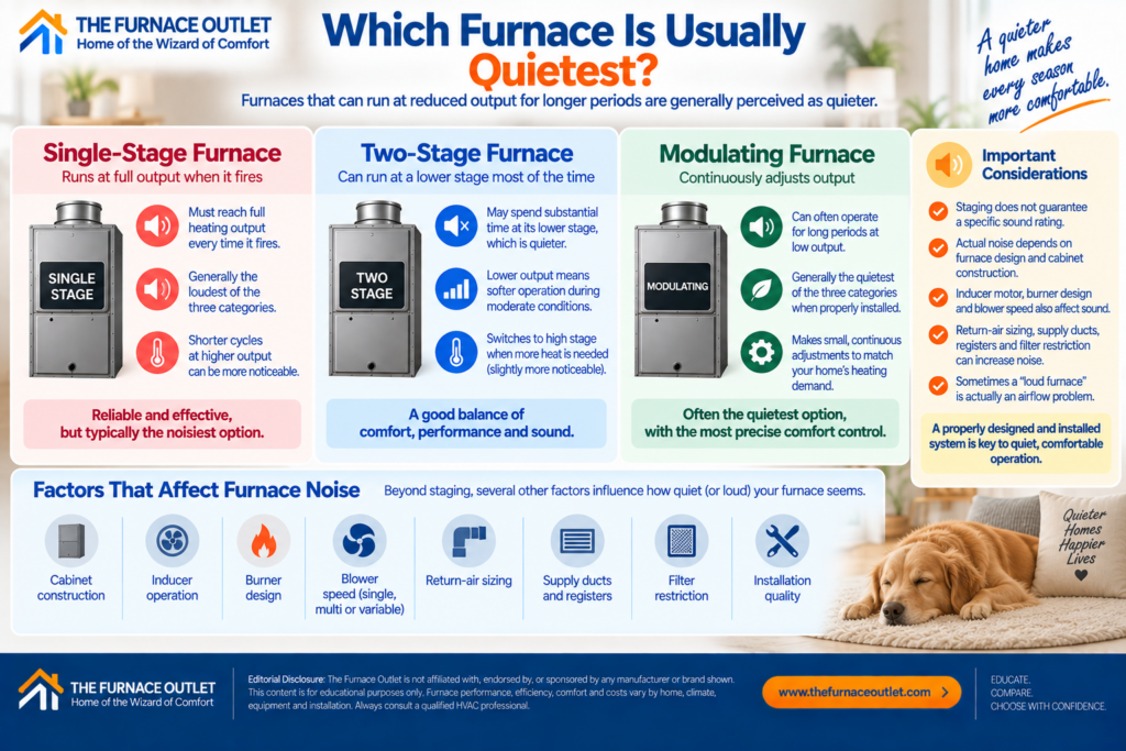 Which Furnace Is Usually Quietest