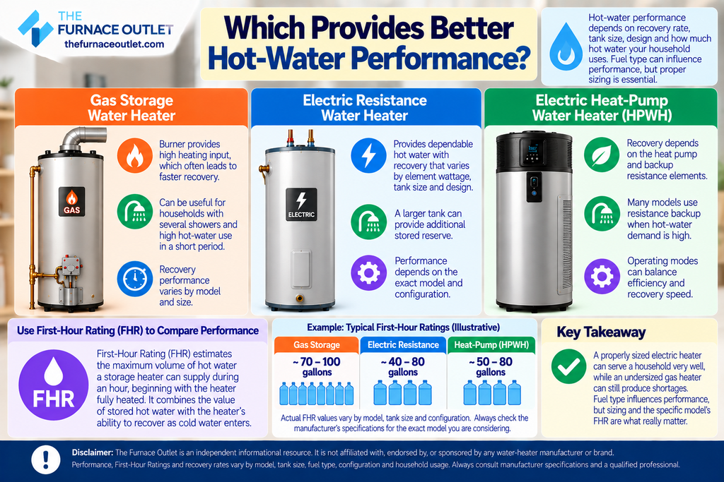 Which Provides Better Hot-Water Performance