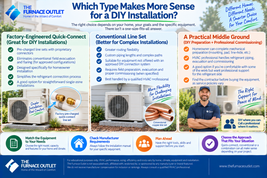Which Type Makes More Sense for a DIY Installation
