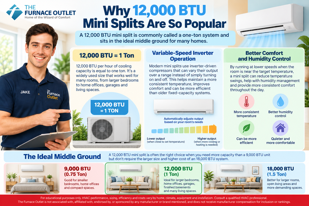 Why 12,000 BTU Mini Splits Are So Popular