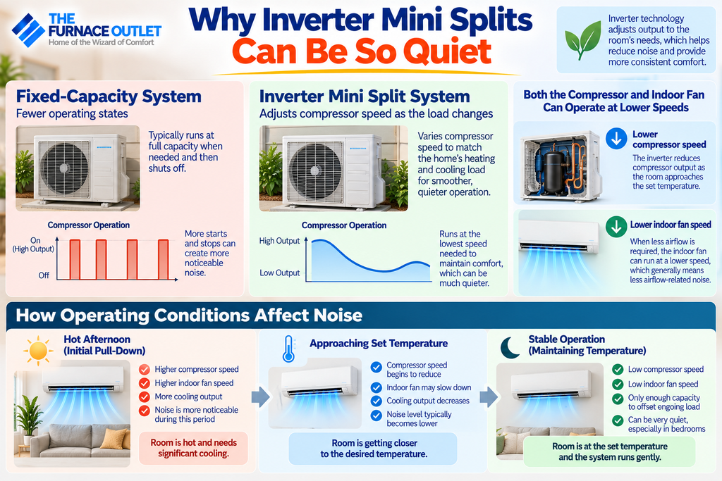 Why Inverter Mini Splits Can Be So Quiet