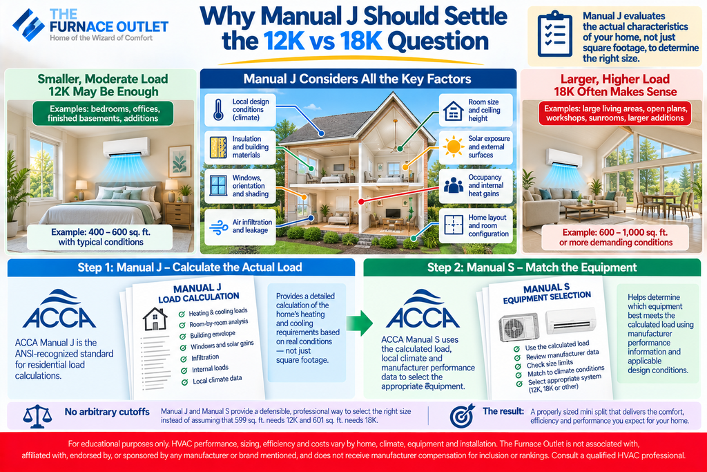 Why Manual J Should Settle the 12K vs 18K Question
