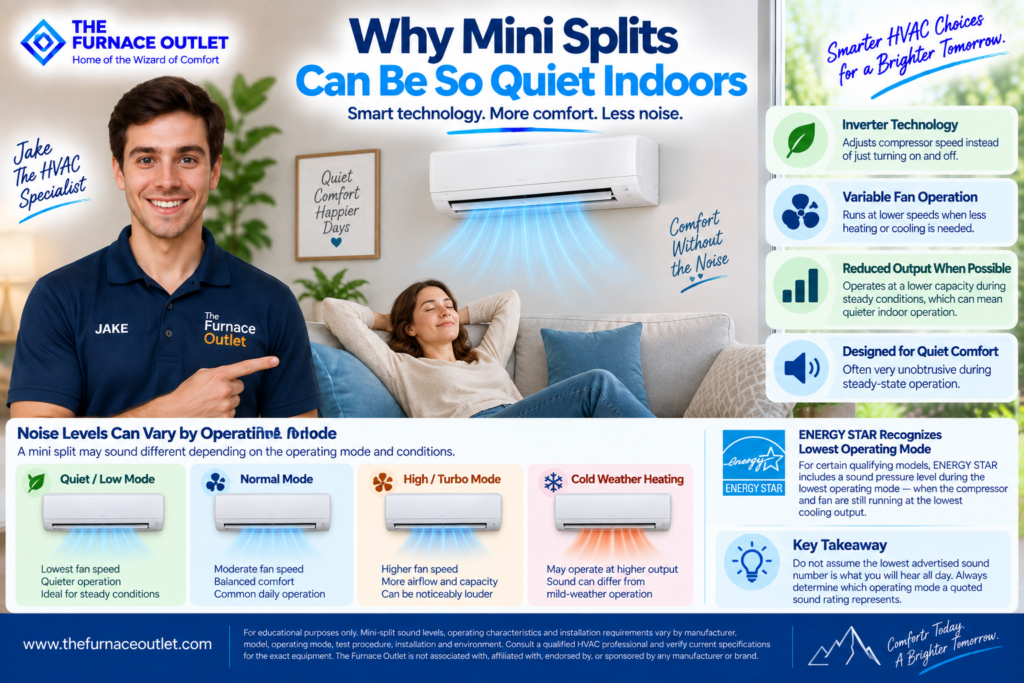 Why Mini Splits Can Be So Quiet Indoors