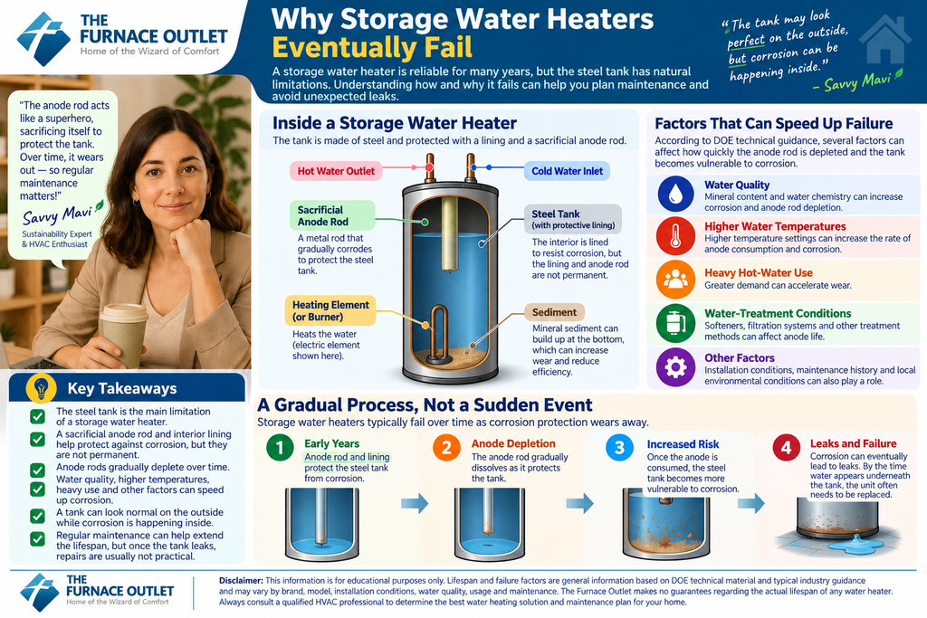 Why Storage Water Heaters Eventually Fail