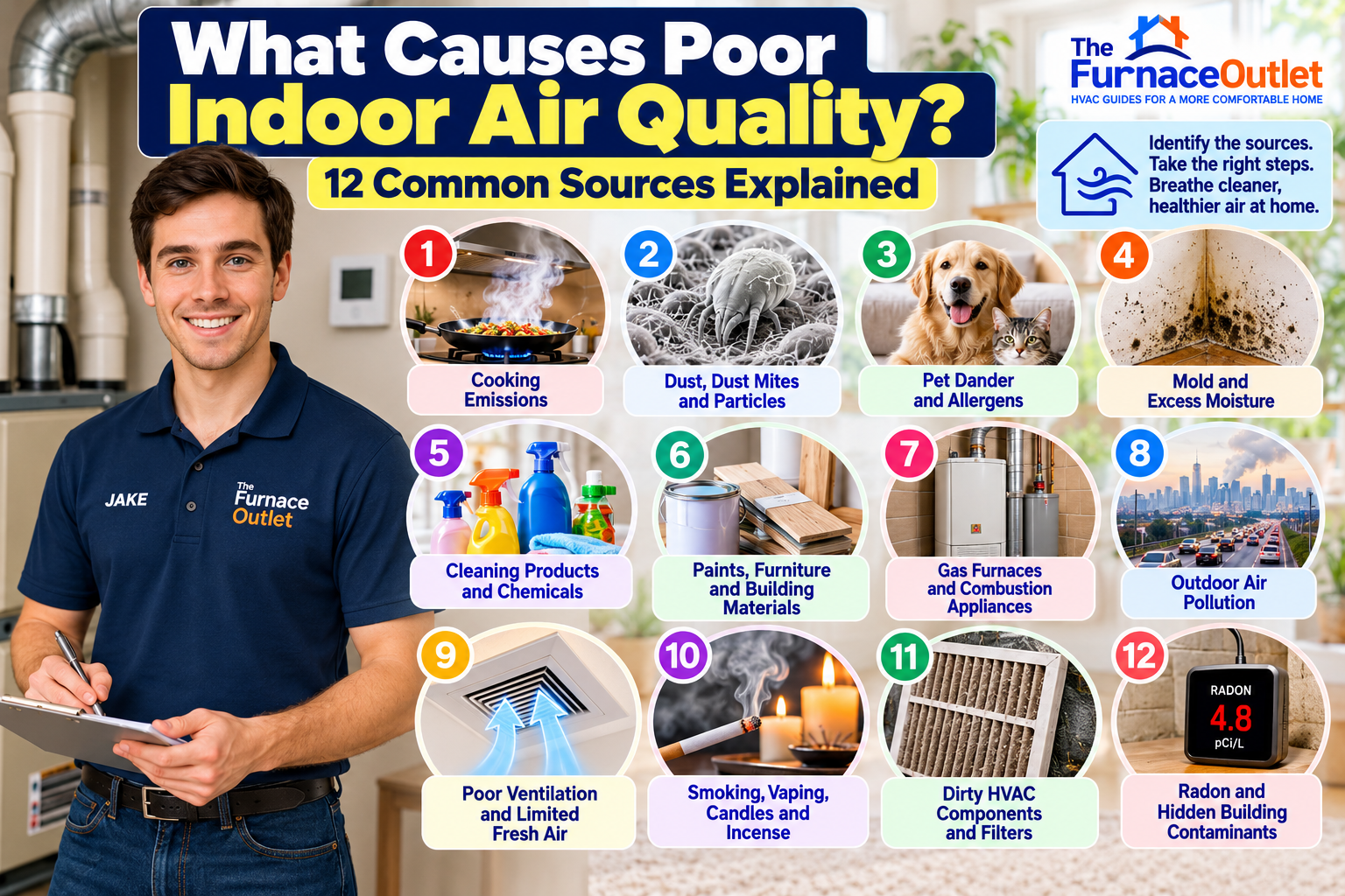 What Causes Poor Indoor Air Quality? 12 Common Sources Explained