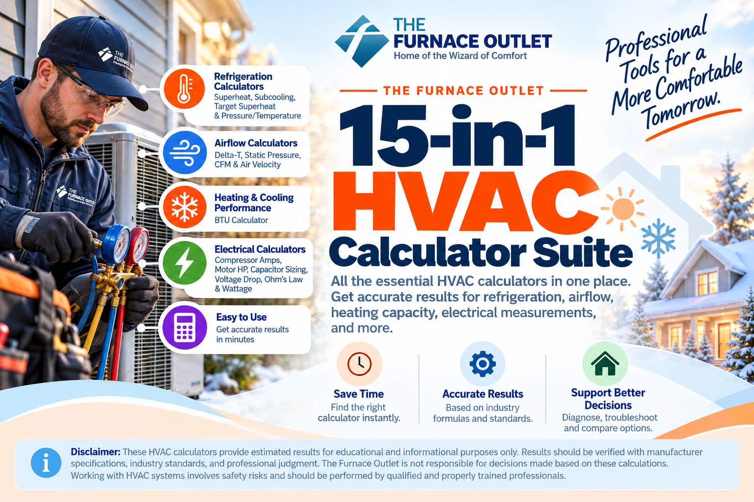 15-in-1 HVAC Calculator Suite Banner