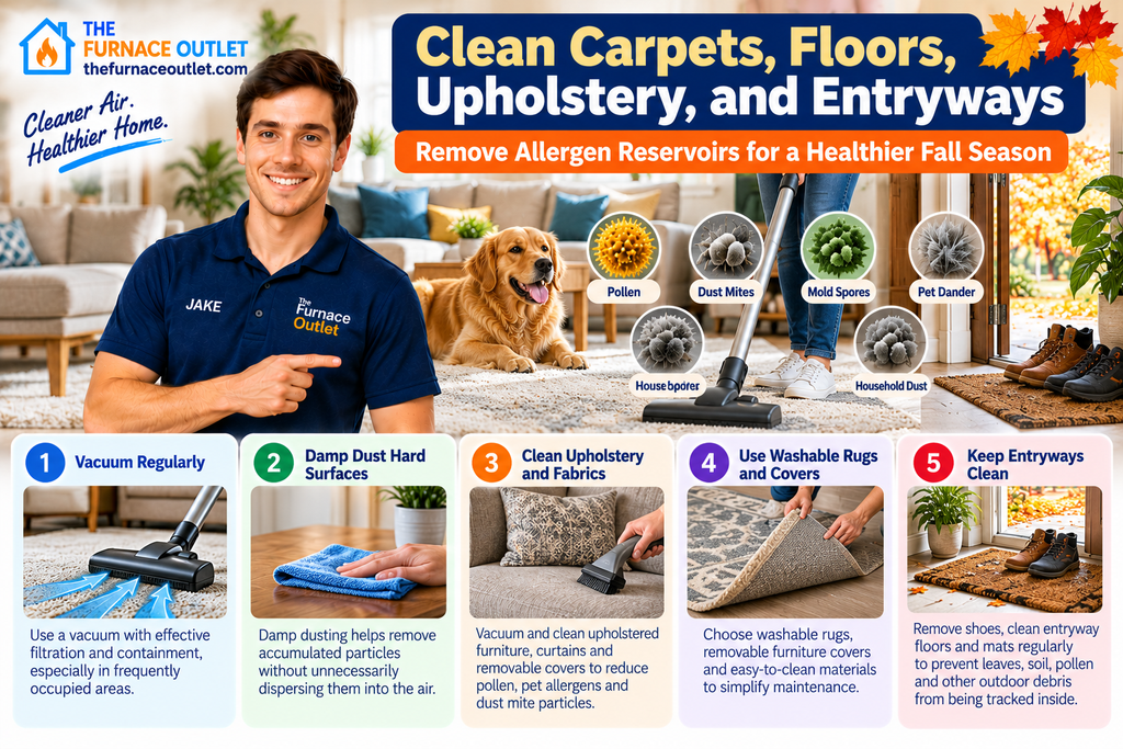 Clean Carpets, Floors, Upholstery, and Entryways