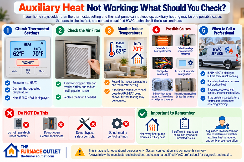 Auxiliary Heat Not Working: What Should You Check