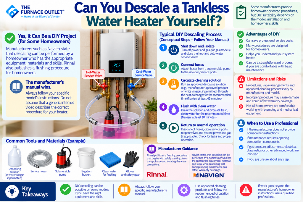 Can You Descale a Tankless Water Heater Yourself