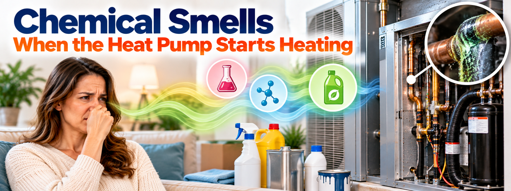 Chemical Smells When the Heat Pump Starts Heating