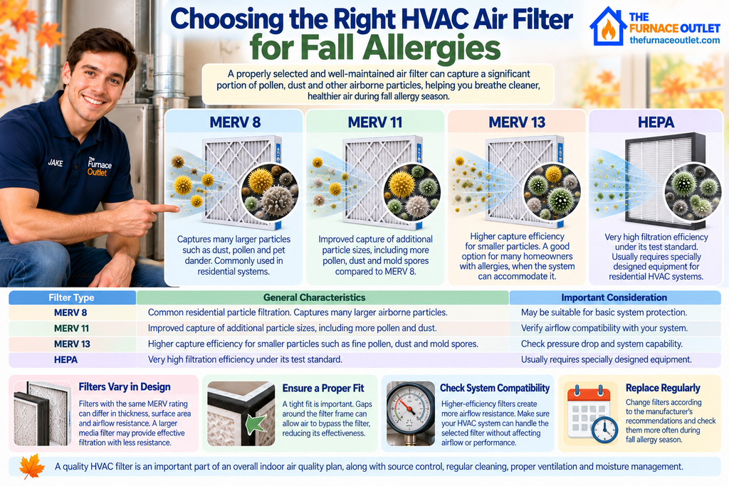 4. Choosing the Right HVAC Air Filter for Fall Allergies