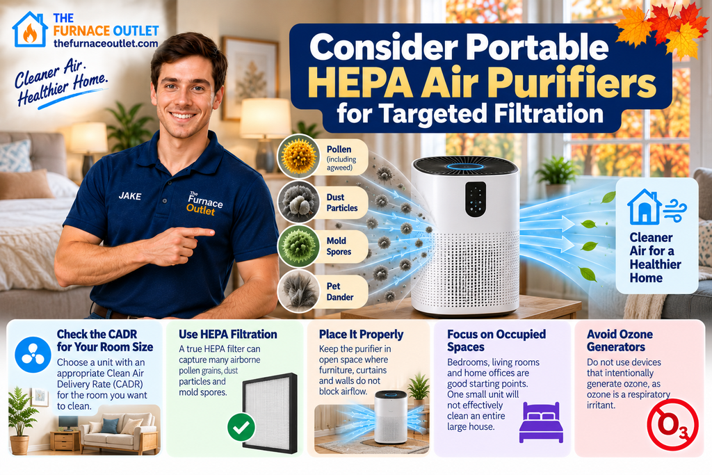 Consider Portable HEPA Air Purifiers for Targeted Filtration