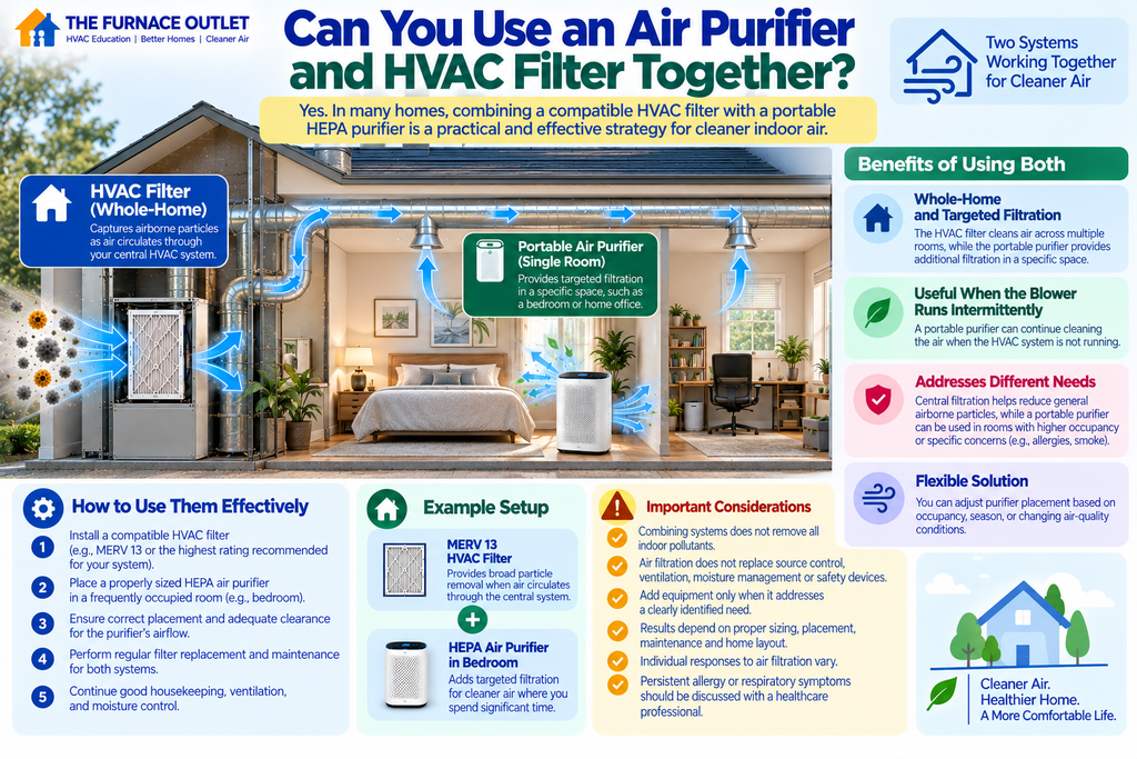Can You Use an Air Purifier and HVAC Filter Together?