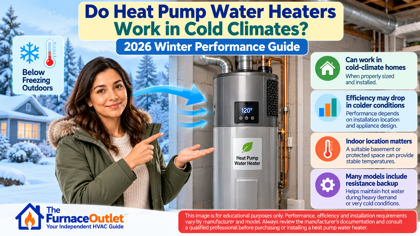 Do Heat Pump Water Heaters Work in Cold Climates? 2026 Winter Performance Guide