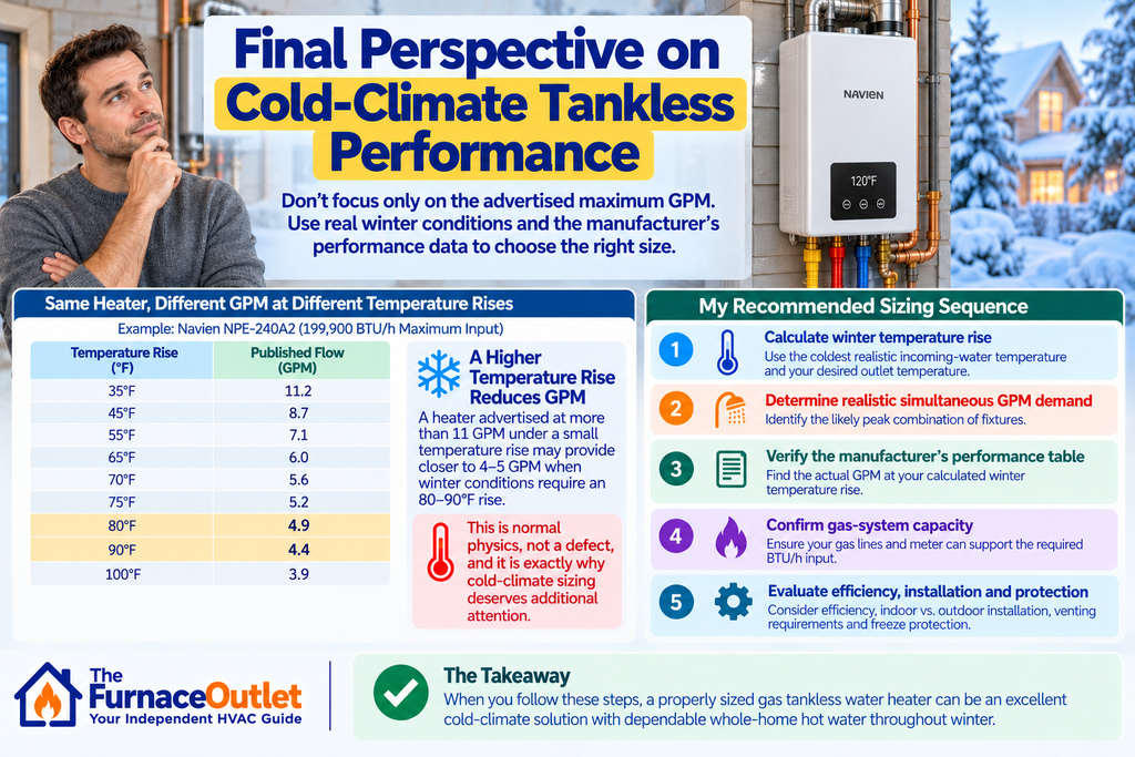 Final Perspective on Cold-Climate Tankless Performance