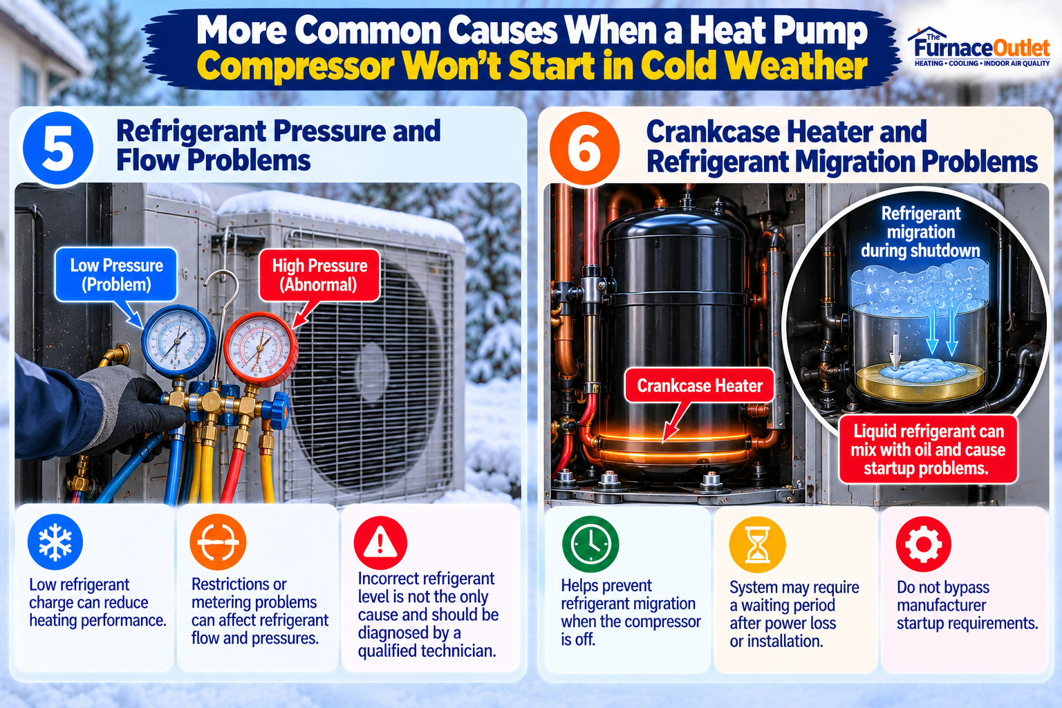 Refrigerant Pressure and Flow Problems