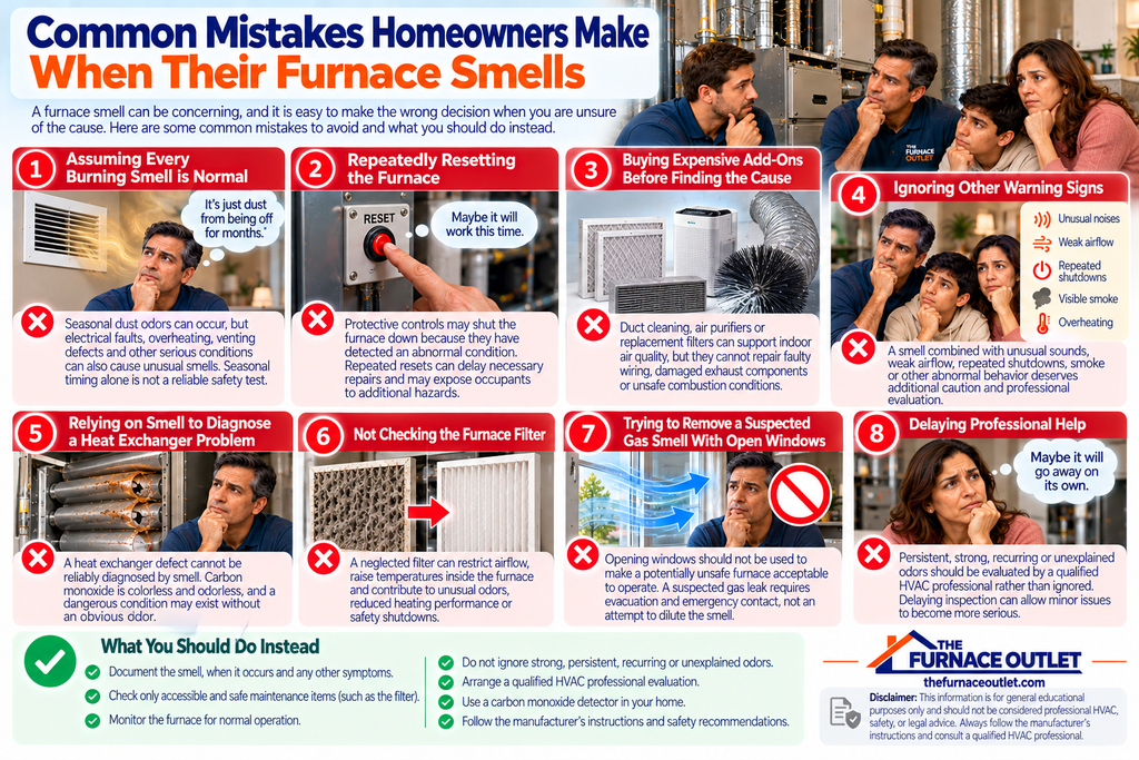 Common Mistakes Homeowners Make When Their Furnace Smells