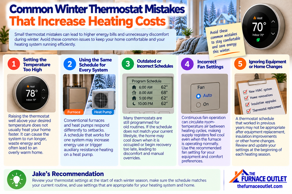Common Winter Thermostat Mistakes That Increase Heating Costs
