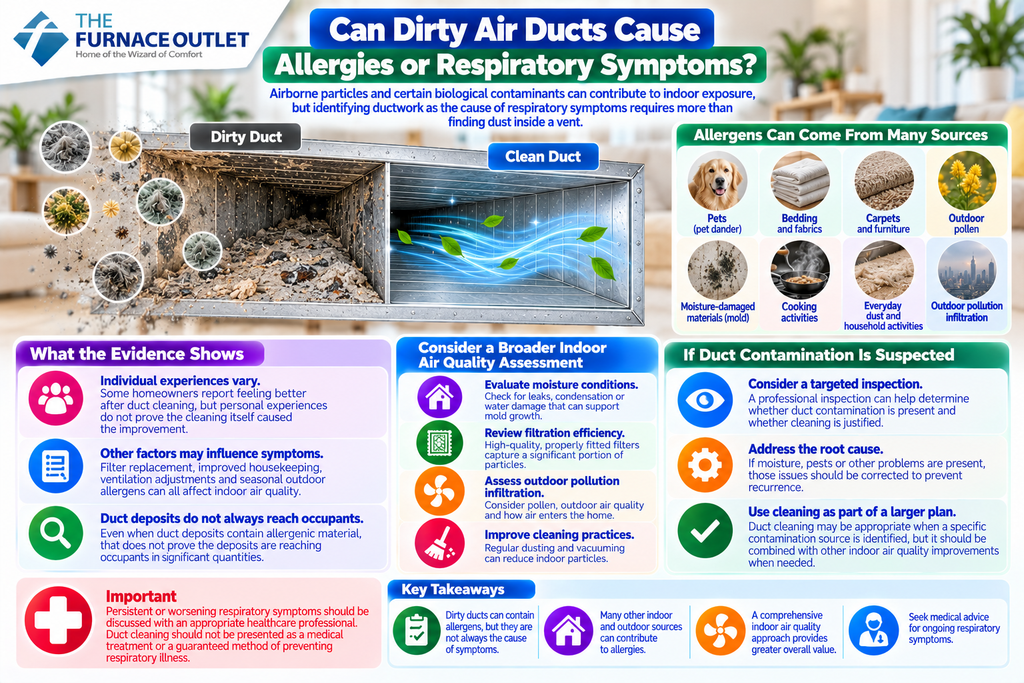 Can Dirty Air Ducts Cause Allergies or Respiratory Symptoms?