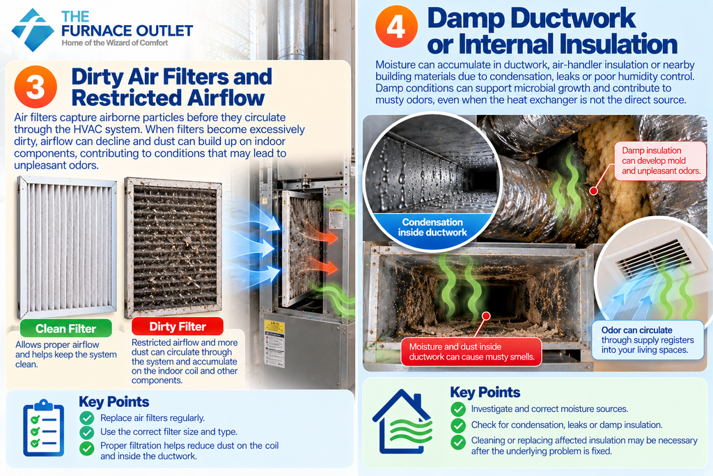 Dirty Filters and Damp Ductwork