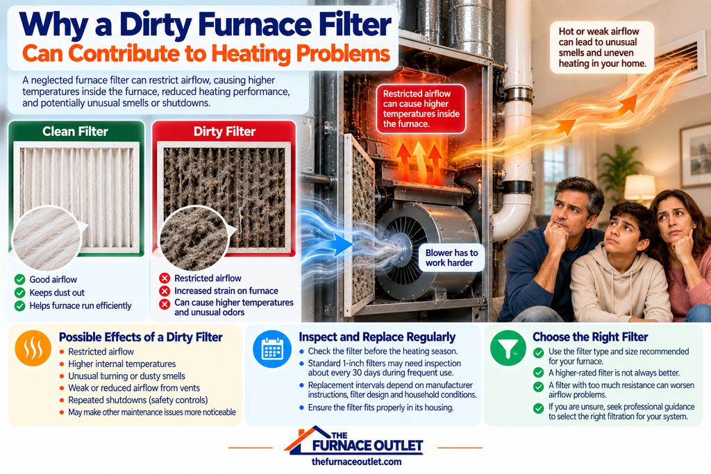 Why a Dirty Furnace Filter Can Contribute to Heating Problems