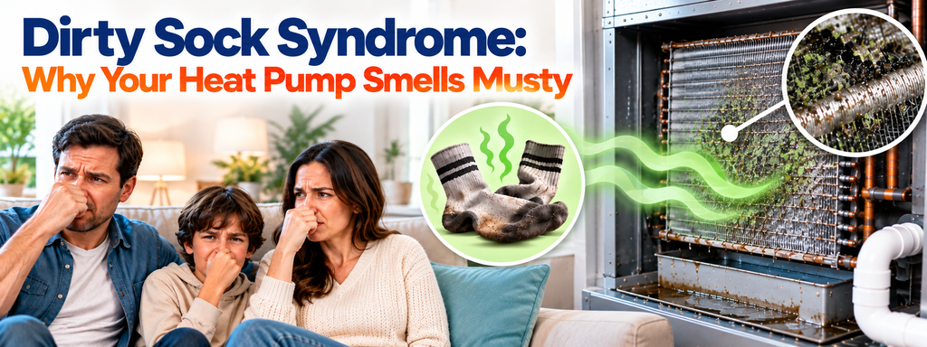 Dirty Sock Syndrome Why Your Heat Pump Smells Musty