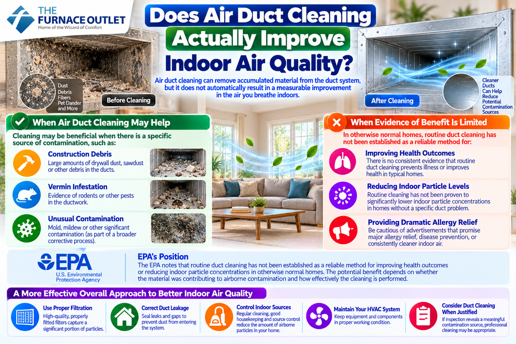 Does Air Duct Cleaning Actually Improve Indoor Air Quality?