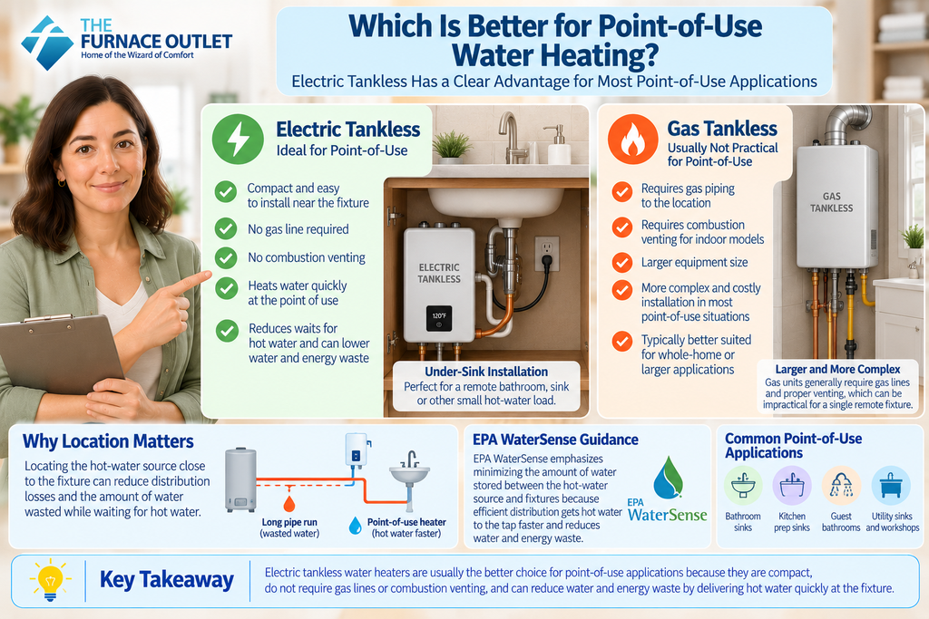 Which Is Better for Point-of-Use Water Heating