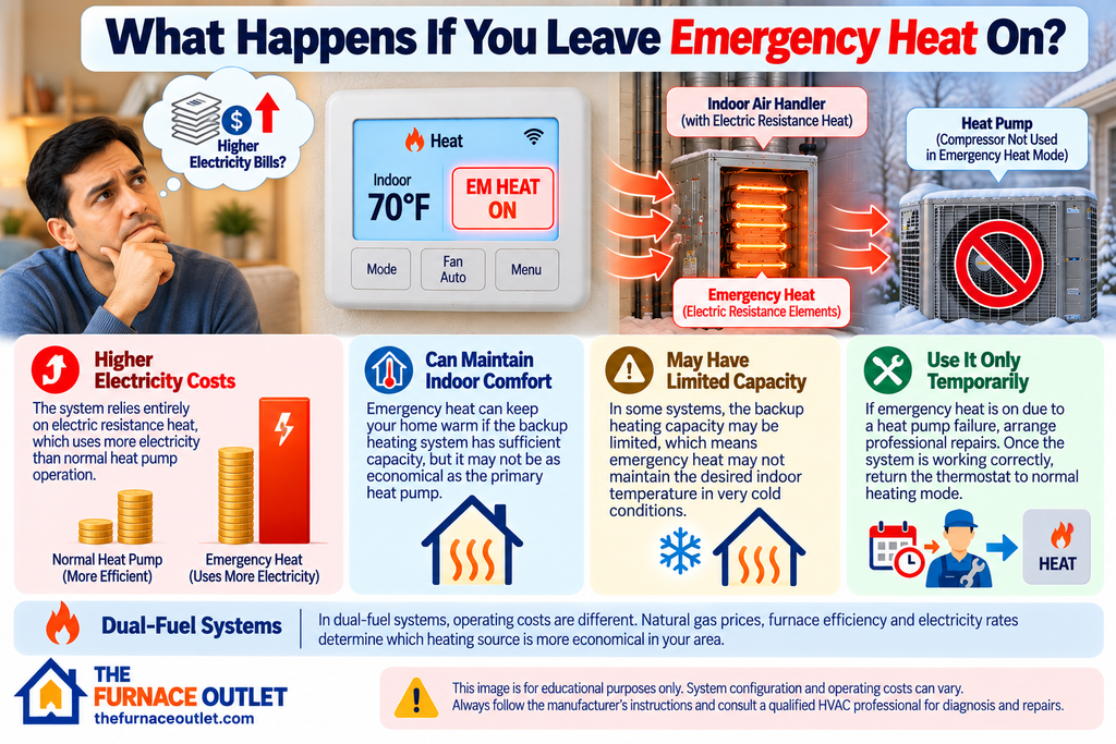 What Happens If You Leave Emergency Heat On