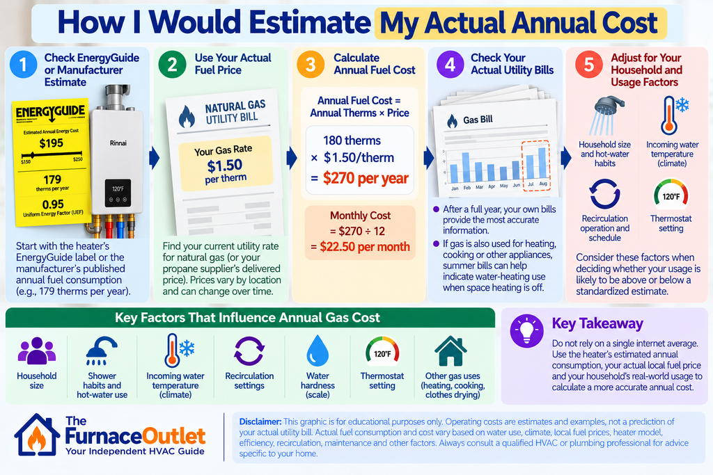 How I Would Estimate My Actual Annual Cost