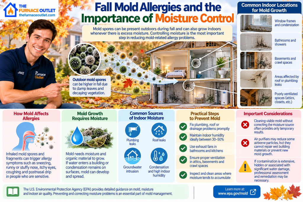 Fall Mold Allergies and the Importance of Moisture Control