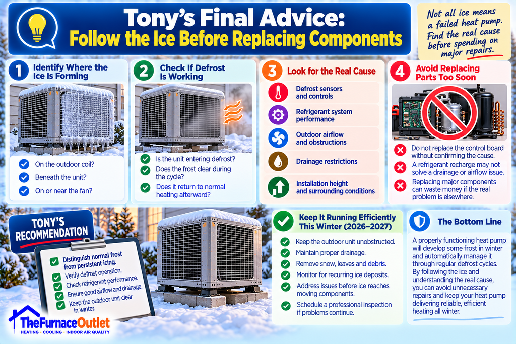 Tony's Final Advice: Follow the Ice Before Replacing Components