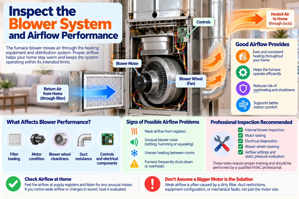 Inspect the Blower System and Airflow Performance