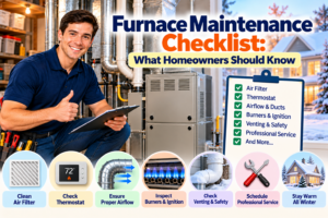 Furnace Maintenance Checklist: What Homeowners Should Know
