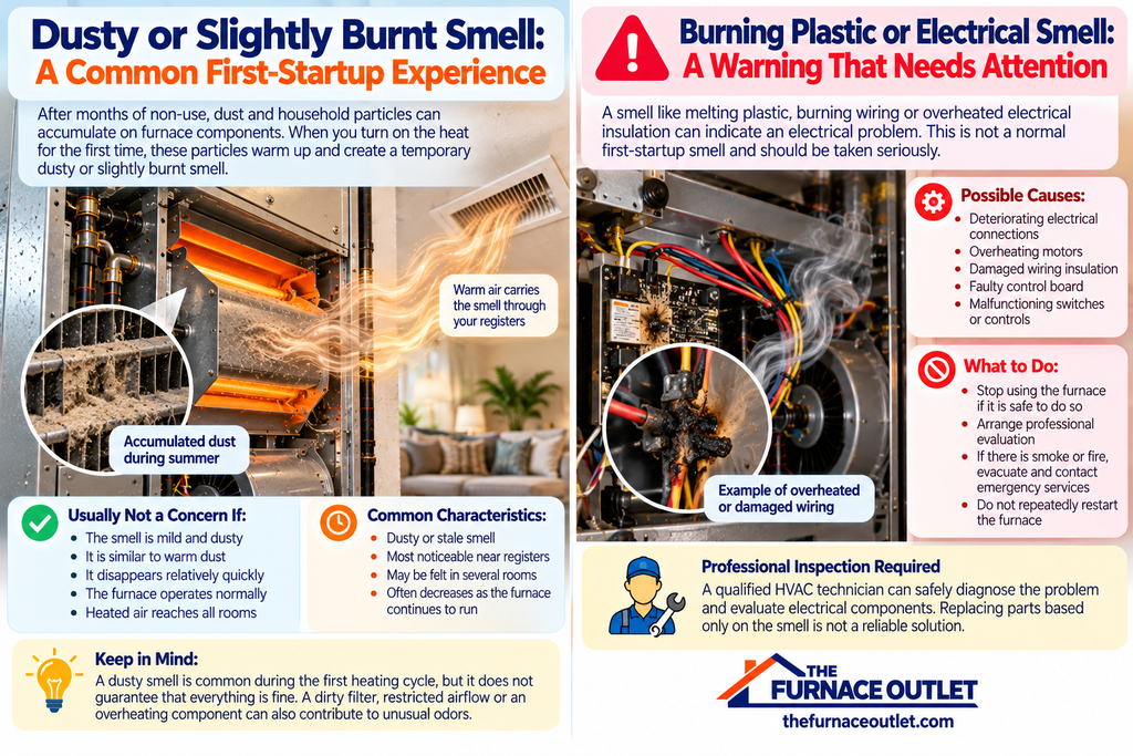 Dusty or Slightly Burnt Smell: A Common First-Startup Experience
