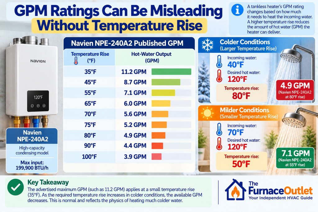 GPM Ratings Can Be Misleading Without Temperature Rise